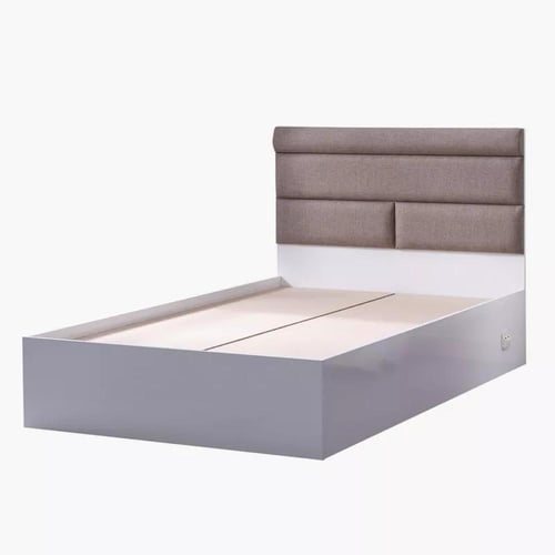 سرير توين ذكي بلوح رأسي منجد من كورفاني - 120x200...