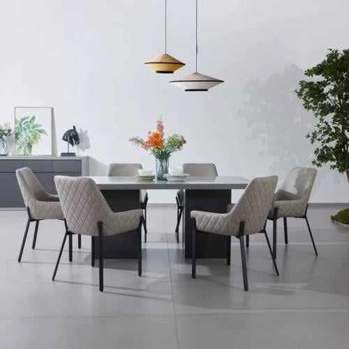 طقم طاولة سفرة كبيرة مع وبوفيه 3 أبواب و 3 ادراج أ...