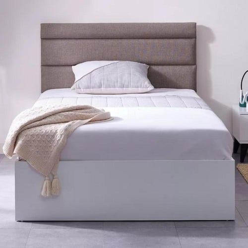 سرير توين ذكي بلوح رأسي منجد من كورفاني - 120x200...