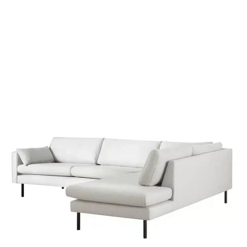 كنبة زاوية ارجوا على شكل حرف L يمين قماش شانيل لون...