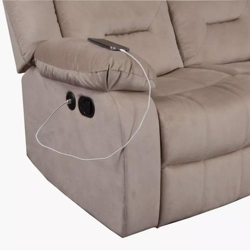 كنبة استرخاء ڤيلينا 2 مقاعد مع مدخل يو إس بي