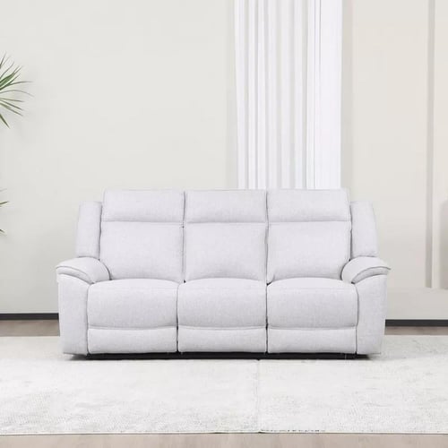 كنبة استرخاء مارڤييرا قماش لون رمادي فاتح 3 مقاعد...