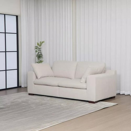 كنبة دوريڤا بـ3 مقاعد مع وسادتين للذراعين قماش لون...