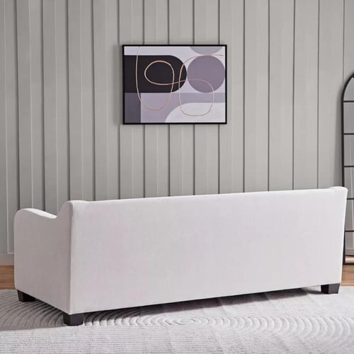 كنبة فيلورا 3 مقاعد مع 7 وسائد احجام مختلفة قماش ل...