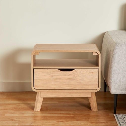 طقم طاولة قهوة أرفانيا وطاولتان جانبيّتان بدرج من...