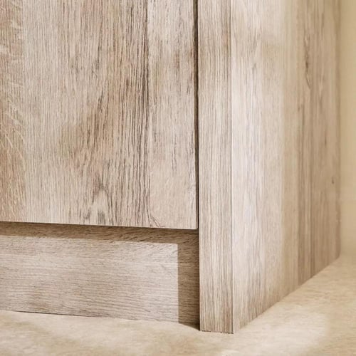 خزانة ملابس 3 أبواب بدرجين مع مرأة من فيلوراي