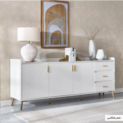 خزانة جانبية بسطح من الحجر الملبد من بيريل