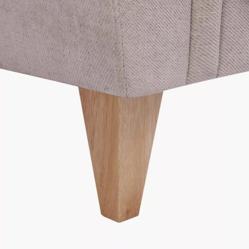 كنبة فيورنا 3 مقاعد مع 2 وسادة قماش لون رمادي فاتح...