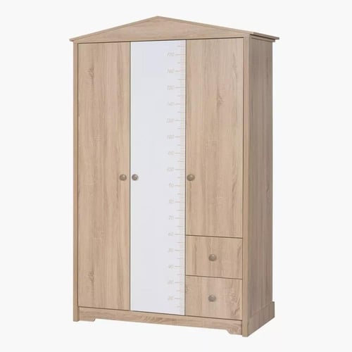 خزانة ملابس 3 أبواب بدرجين من سوفيتا