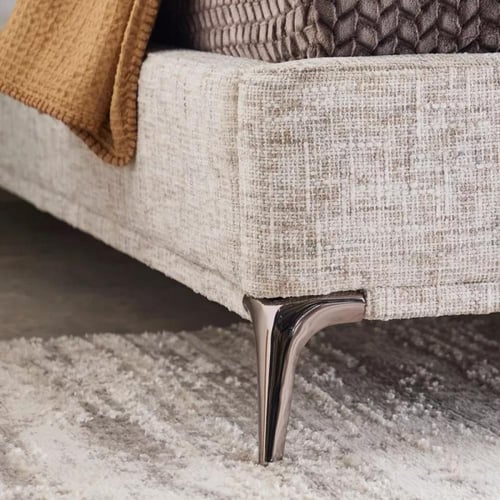 سرير توين منجد من فلورين - 120x200 سم