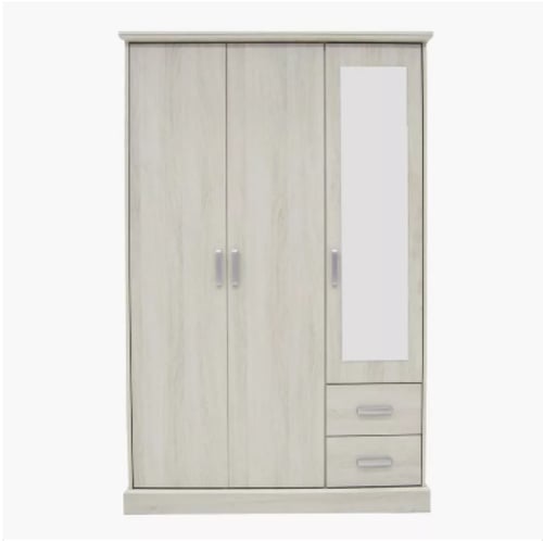 خزانة ملابس بلييز 3 أبواب مع درجين ومرآة – عملية ب...