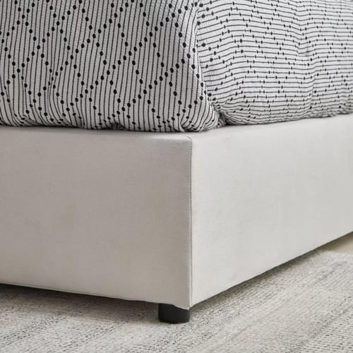 سرير توين منجد بتصميم أنيق من باري- 120x200 سم