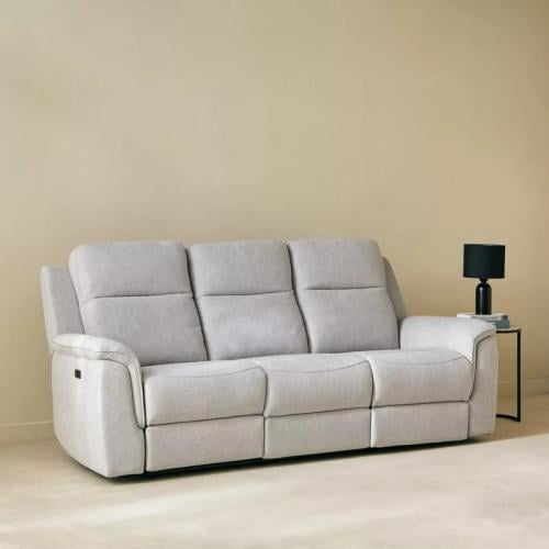 كنبة استرخاء زاريلّا 3 مقاعد قابلة للضبط بالطاقة ا...