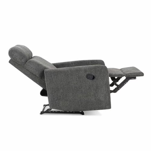 كرسي استرخاء كهربائي دوناتيللا قماش رمادي قابل للط...