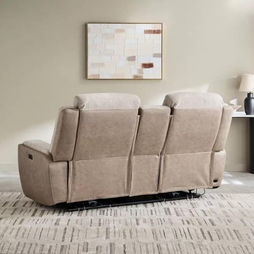 كنبة استرخاء مارلينزا قماش مقعدين تعمل بالطاقة الك...