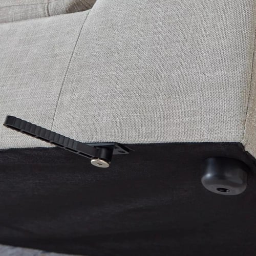 كرسي استرخاء تورڤيلا بذراع أيسر قماش لون بيج بارجل...