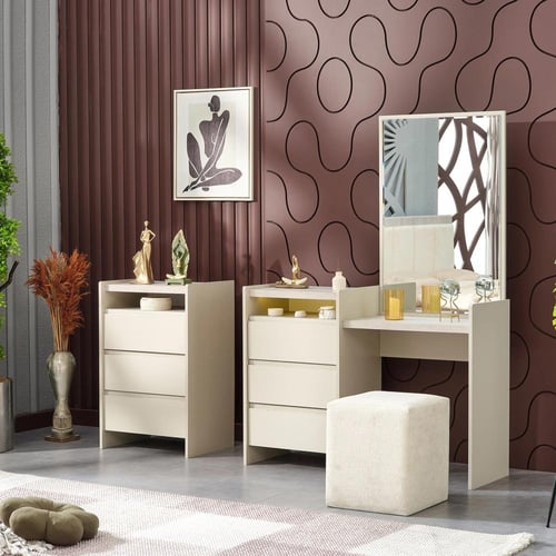 طقم غرفة نوم كينج 6 قطع من زيتا - 180x200 سم