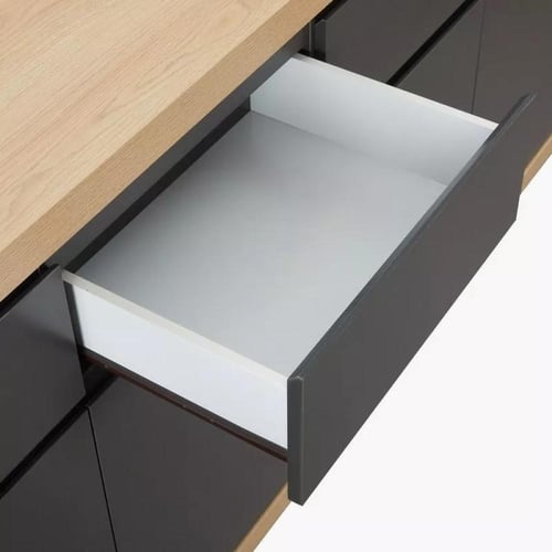 طقم طاولة سفرة كبيرة مع وبوفيه 4 أبواب و 4 ادراج أ...