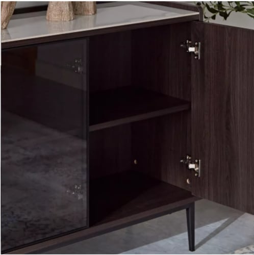 خزانة جانبية من لوسينا بسطح من الحجر الملبد 3 باب...