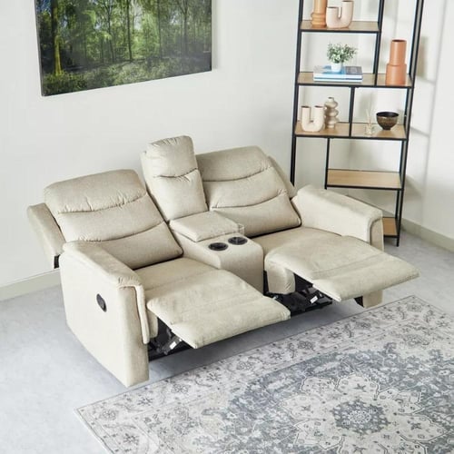 كنبة استرخاء روزيتّا مقعدين وطاولة كونسول وحامل أك...