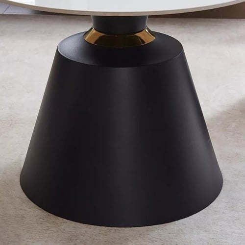 طقم طاولة قهوة زيلڤيسّا 5 قطع سطح الحجر الملبد بقا...