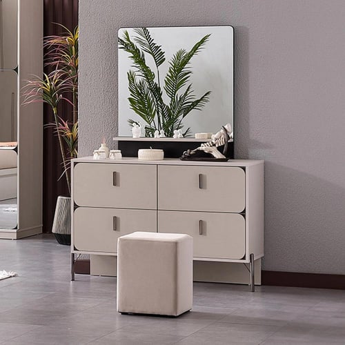 طقم غرفة نوم كينج 6 قطع من بومزا - 180x200 سم