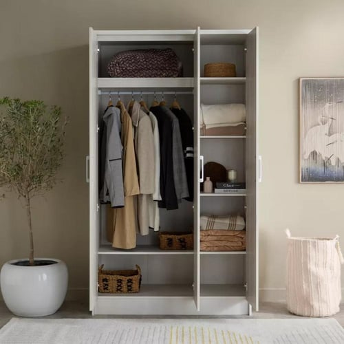 خزانة ملابس بـ 3-أبواب 5 رفوف من بيلفوريا