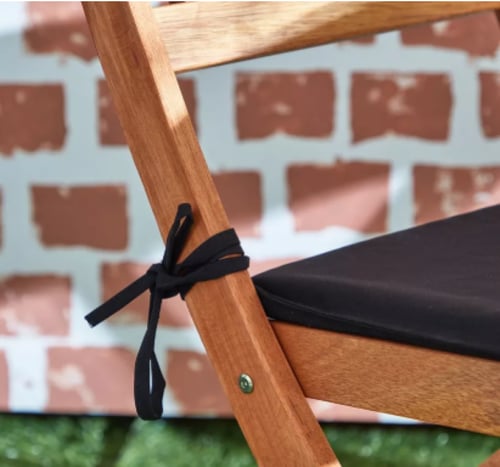 طقم للجلسات الخارجية باهاما 4 مقاعد مع طاولة من خش...