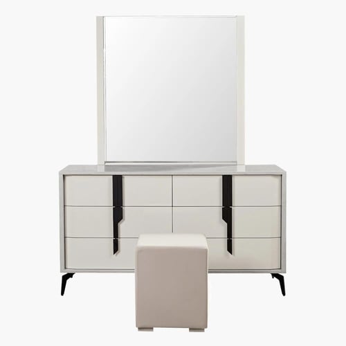 طقم غرفة نوم كينج - 6 قطع من جرانديورا - 180x200 س...