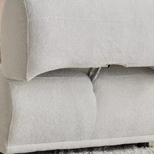 كرسي ميريلّا قماش لون كريمي دون مساند ذراعين مسند...