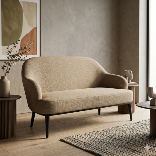 كنبة ثنائية برونيتا بمسند ظهر مرتفع ليمنحك الراحة...