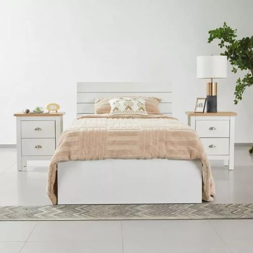 سرير فردي بمساحة تخزين هيدروليك من بيلفوريا- 90x20...