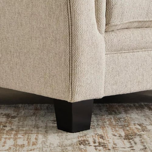 كنبة أورفيلّا بمساند ذراعين مع وسادة قماش لون بيج...