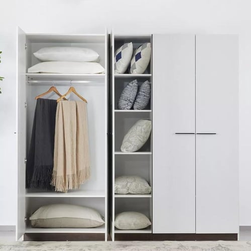 خزانة 5 أبواب و 8 رفوف مع مرآة من زيلميراي