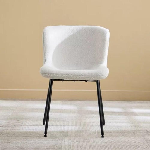 طقم طاولة سفرة مستديرة حجر ملبد 2 كراسي قماش بوكيل...