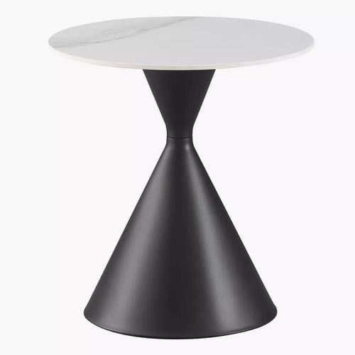 طقم طاولات قهوة إلفيورا قطعتين سطح من الحجر الملبد...