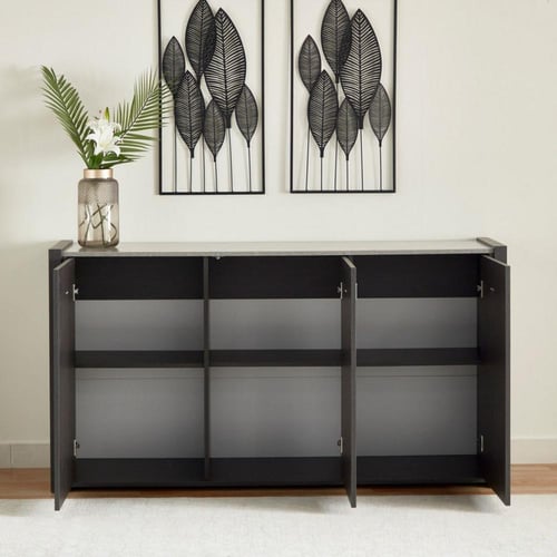 خزانة بوفيه جانبية بـ3 أبواب من كامبريدج