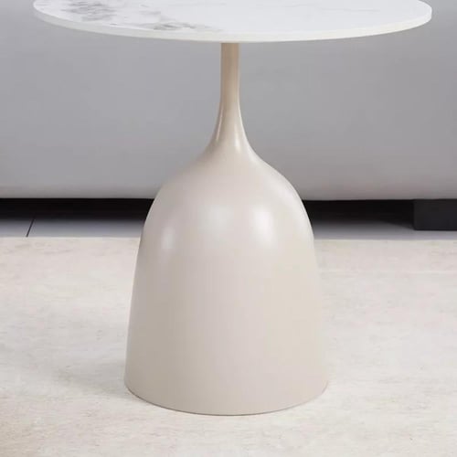 طقم طاولات قهوة ألفيريس بسطح حجر ملبد 5 قطع بقاعدة...