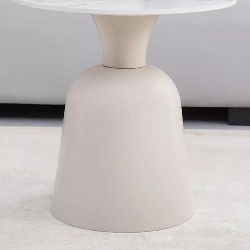 طقم طاولة قهوة زيلڤيسّا 5 قطع سطح الحجر الملبد بقا...