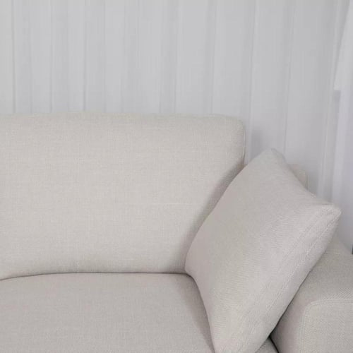 كنبة دوريڤا بـ3 مقاعد مع وسادتين للذراعين قماش لون...