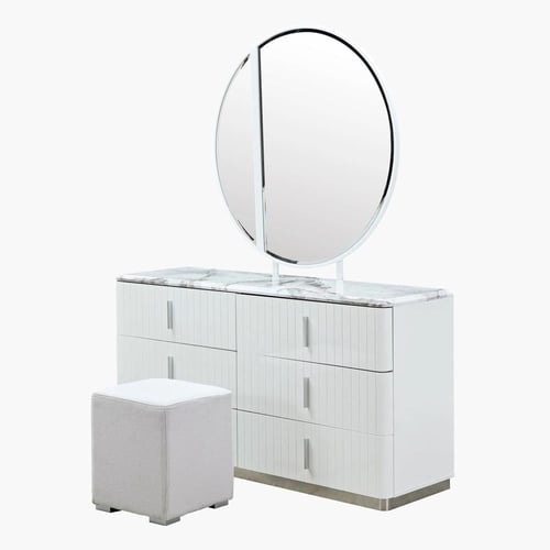 طقم غرفة نوم كينج 6 قطع من ريجنسي - 180x200 سم