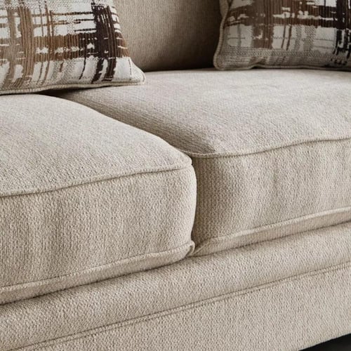 كنبة أورفيلّا 3 مقاعد مع 3 سائد قماش لون بيج بارجل...