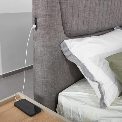 طقم غرفة نوم كينج 5 قطع من هايز سمارت - 180x200 سم