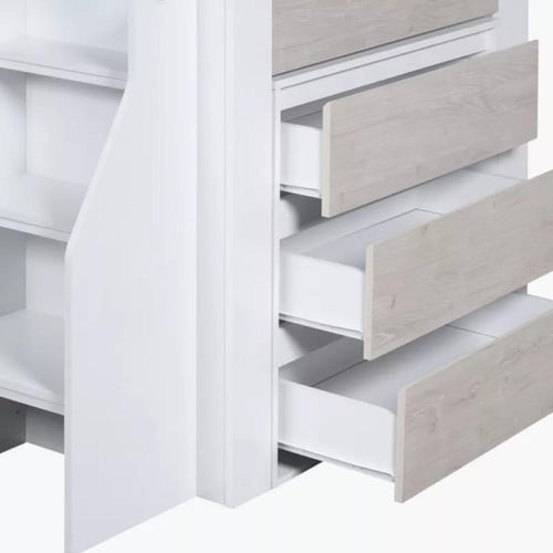 سرير فردي أورلينا ميد سليبر مع مكتب دراسة و ادراج...