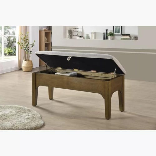 طقم طاولة سفرة خشب 6 كراسي و مقعد بنش قماش و حشو ا...