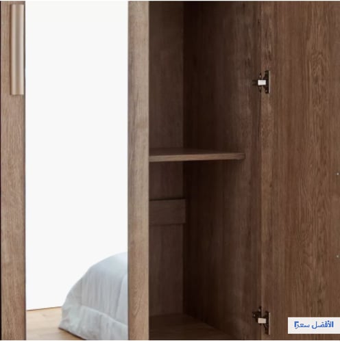 خزانة ملابس كيرفي 4 أبواب مع درجين ومرآتين – تصميم...