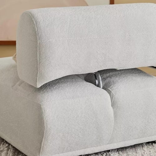 كرسي ميريلّا قماش لون كريمي دون مساند ذراعين مسند...