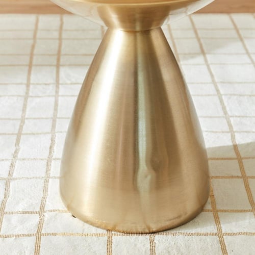 طاولة جانبية من كوزميك معدن ميتالك ذهبي