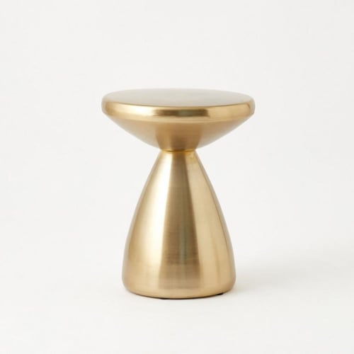 طاولة جانبية من كوزميك معدن ميتالك ذهبي