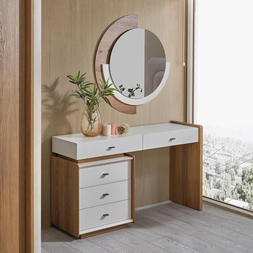 طقم غرفة نوم كينج 5 قطع منجدة مع سرير تخزين هيدرول...